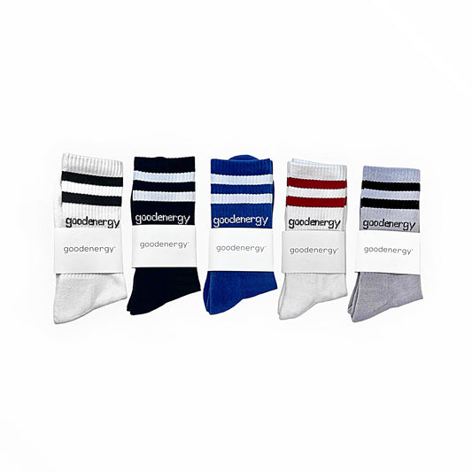 Choose Your Own Vintage Stripe Calf Sock - 5 Pack
